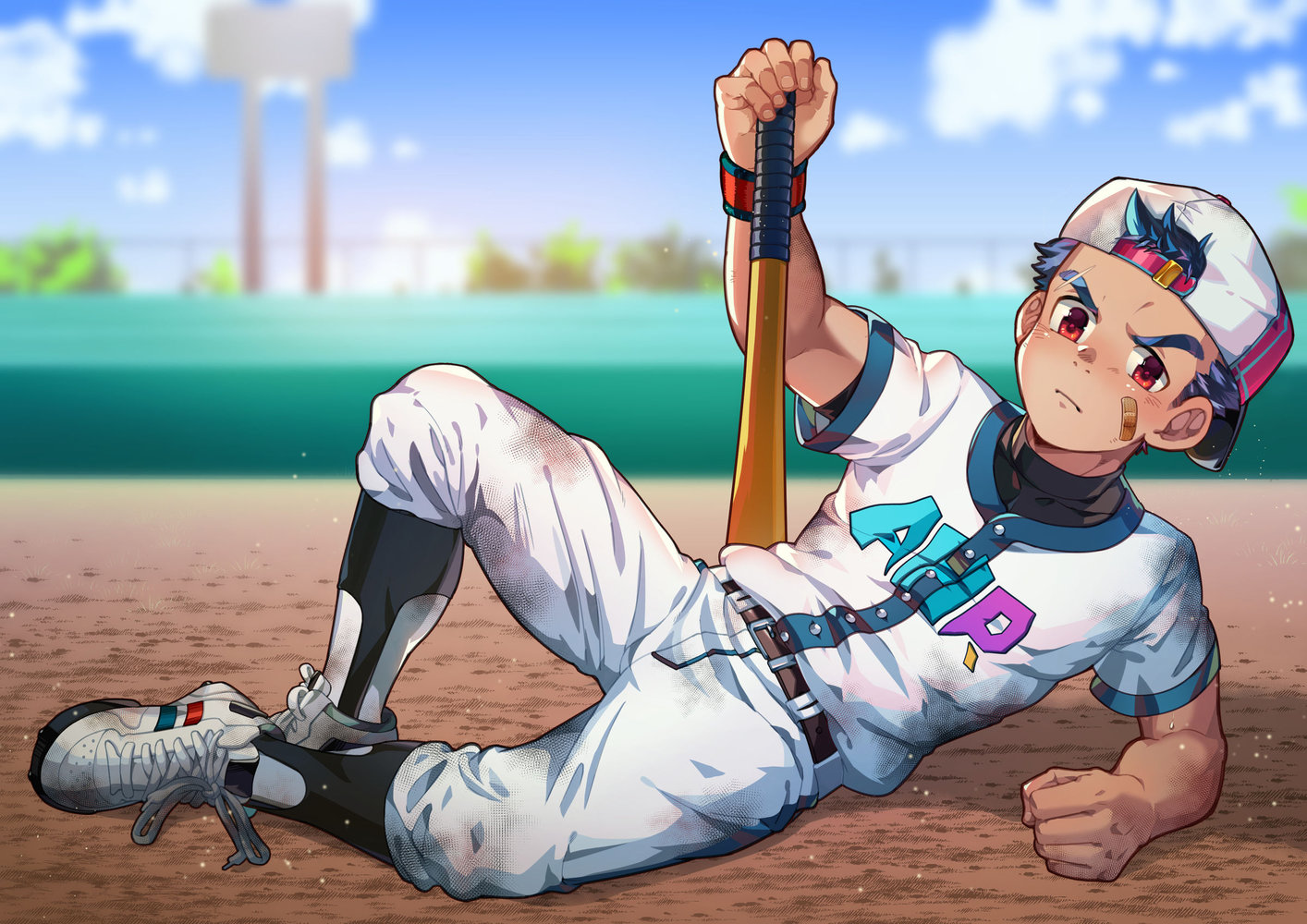 (AhrStudio) Patreon Free CG Baseball Set Cover