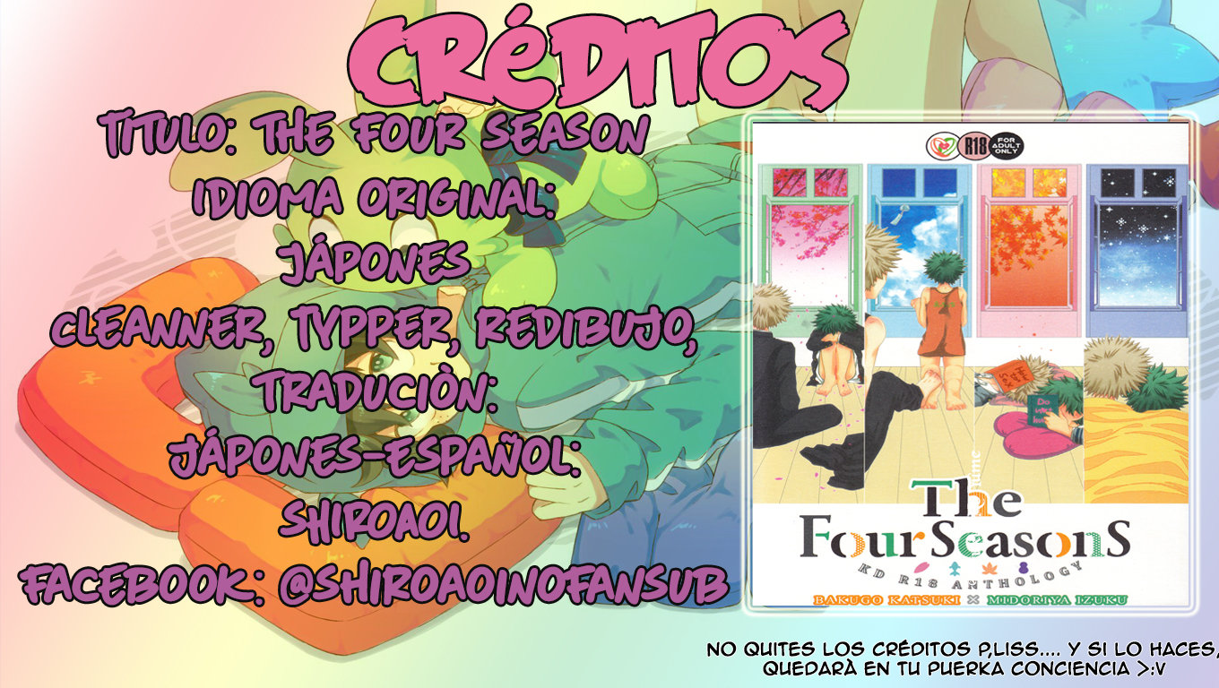 (BAMVI (Yorozu)) The Four Seasons ~KD R18 Anthology~ Boku no Hero Academia dj (Spa) Cover