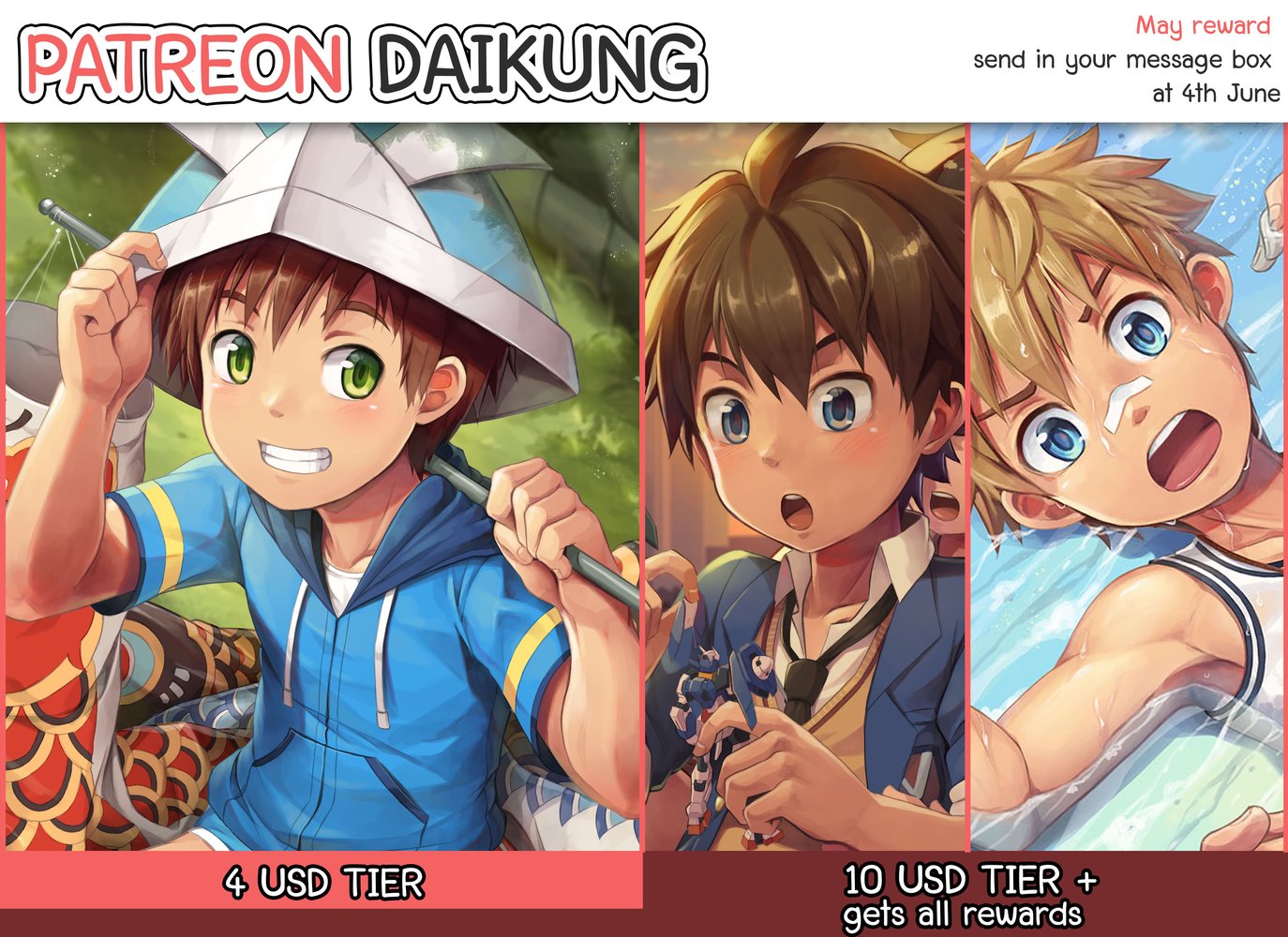 (Beater) May 2018 Patreon Rewards Cover