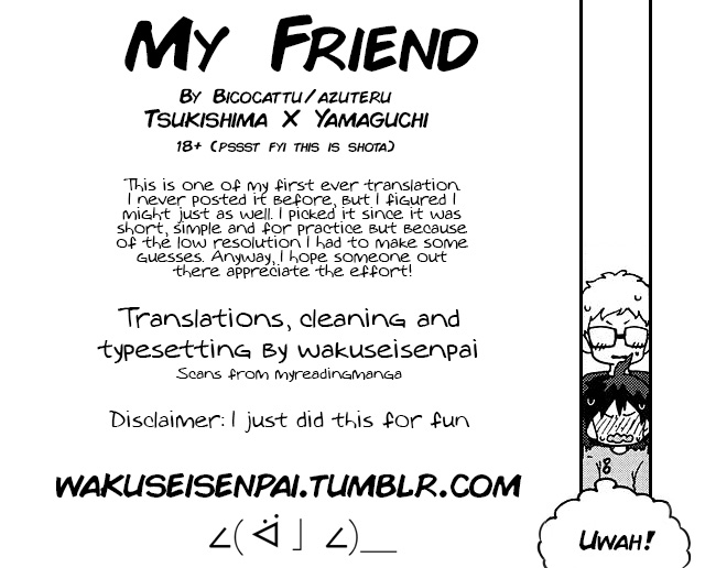 (Bicocattu (azuteru)) Boku no Tomodachi - Haikyuu!! dj (Eng) Cover