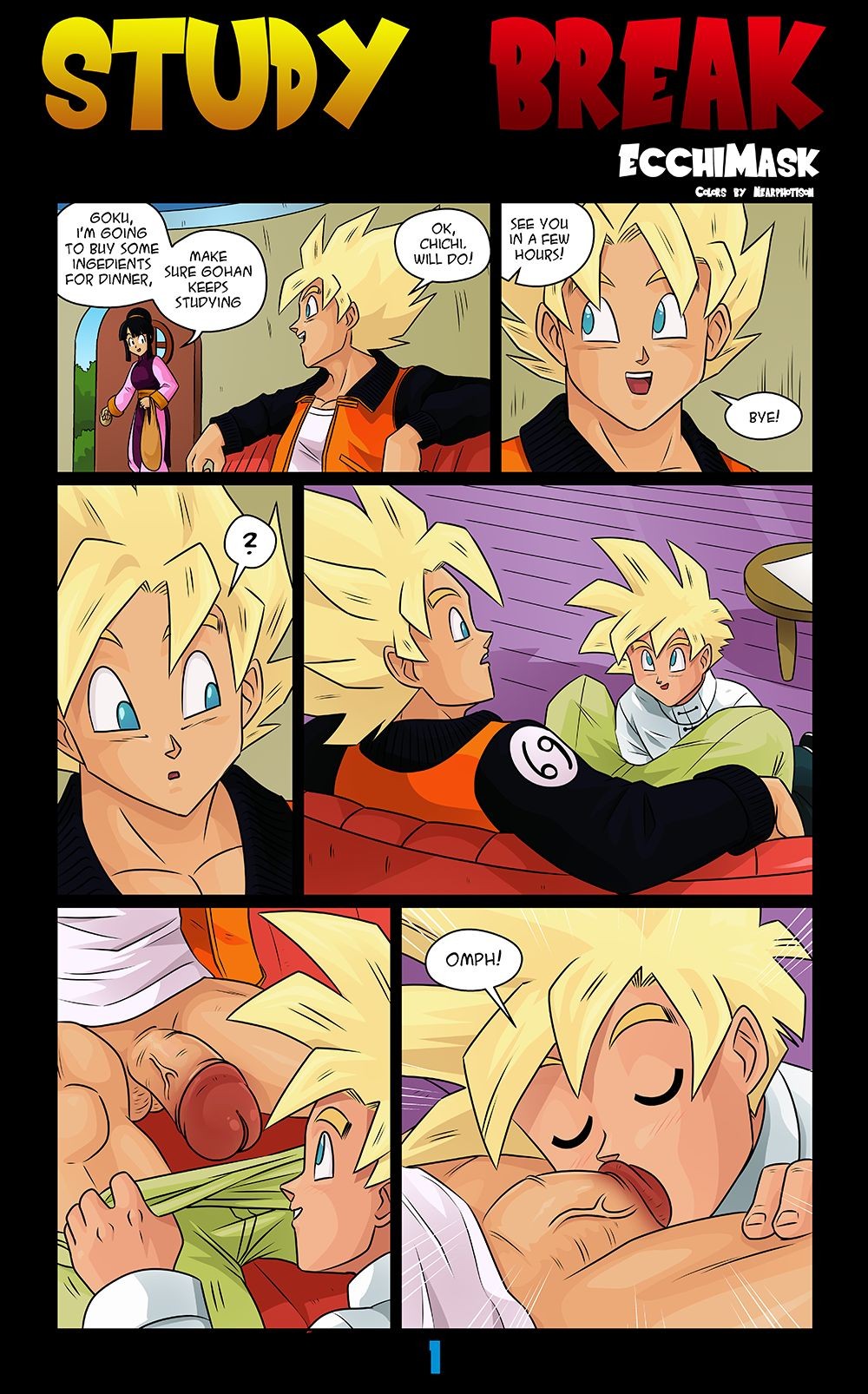 (EcchiMask／Nearphotison) Study Break - Dragon Ball Z dj (Eng) Cover