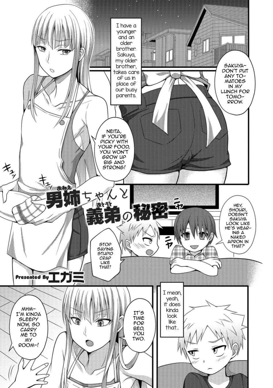 (Egami) Onee-chan to Otouto no Himitsu (Eng) Cover