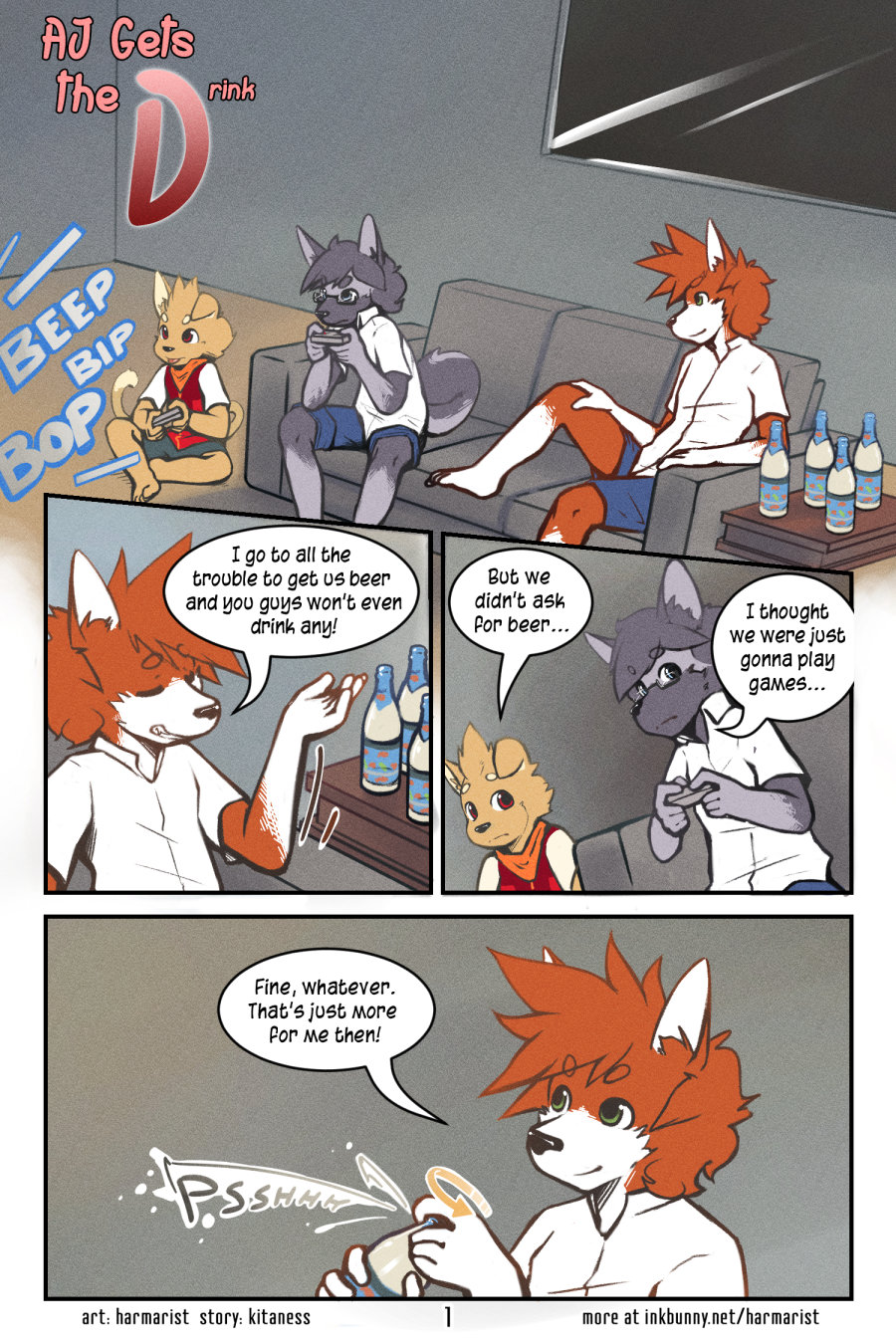 (Harmarist) AJ Gets the Drink (Eng) Cover