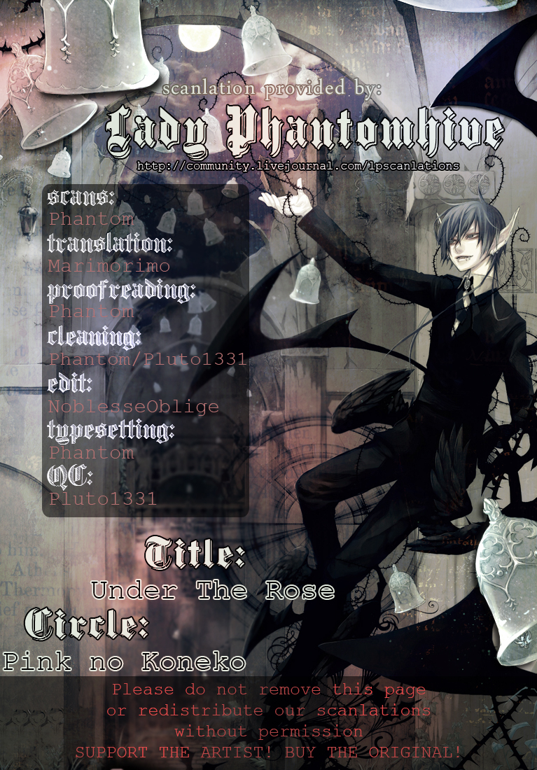 (Pink no Koneko) Kuroshitsuji dj - Under the Rose (Eng) Cover