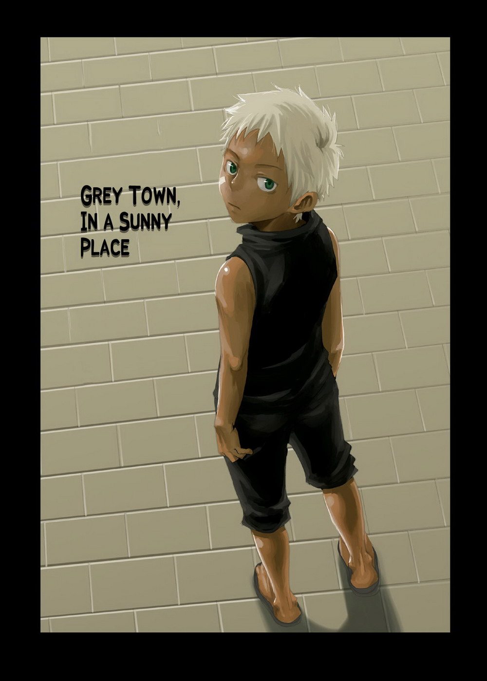 (Tsukumo Gou) Grey Town, in a Sunny Place (Eng) Cover